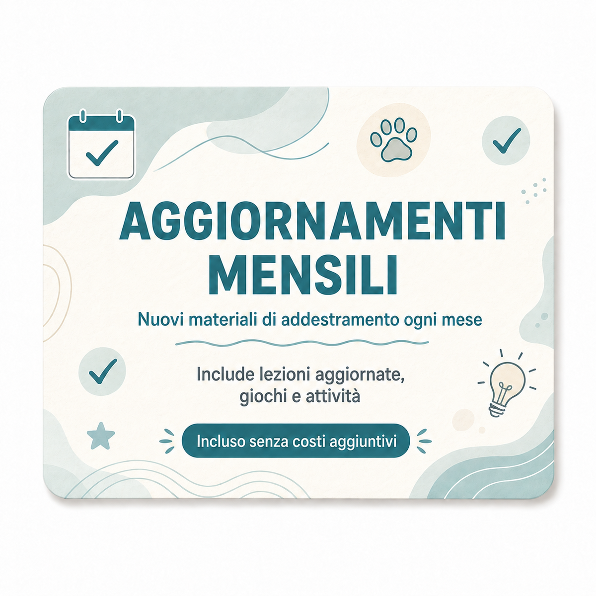 Aggiornamenti Mensili