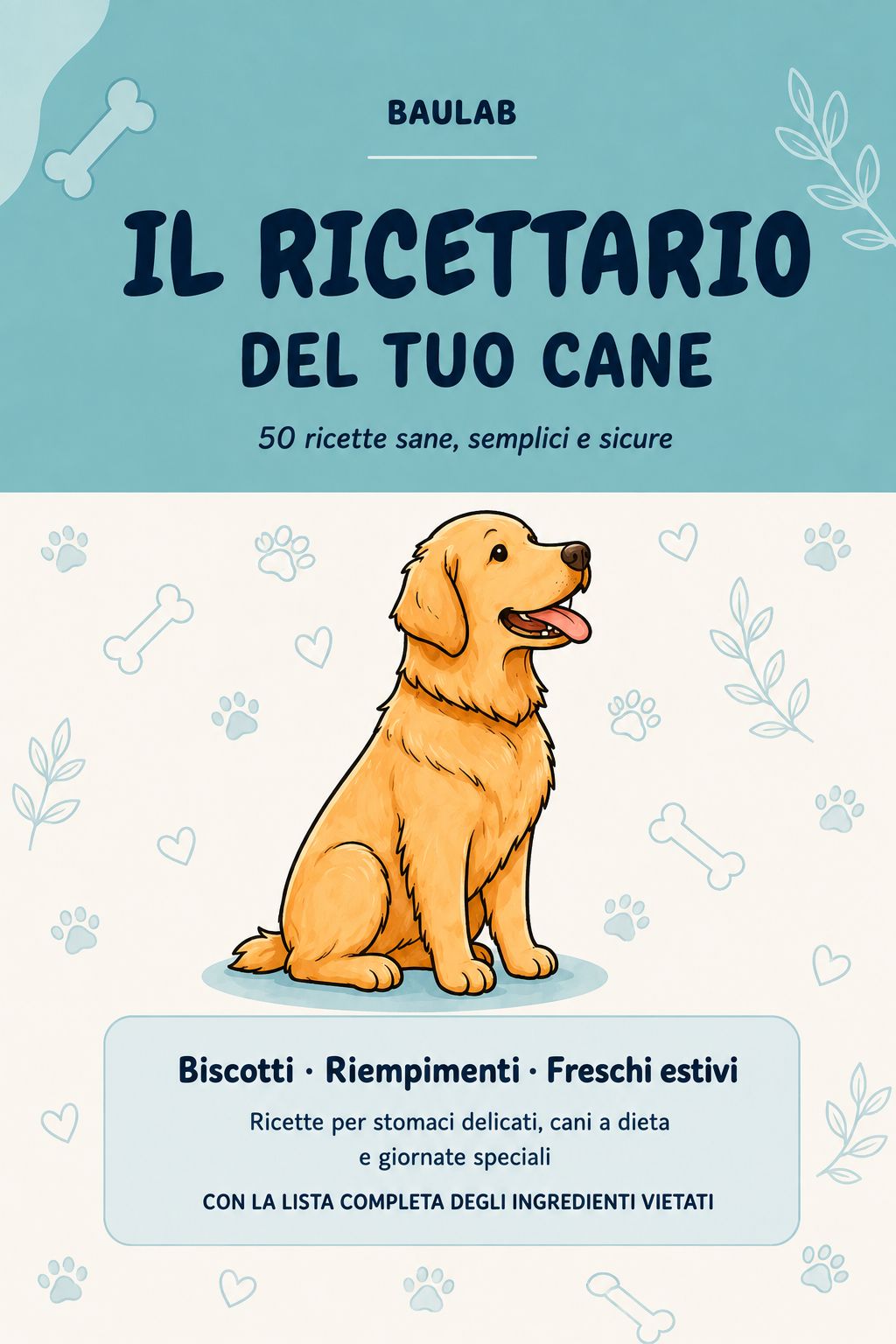 Il Ricettario del Tuo Golden Retriever